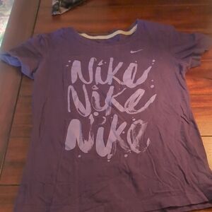 Nike Kids Graphic Purple Tee